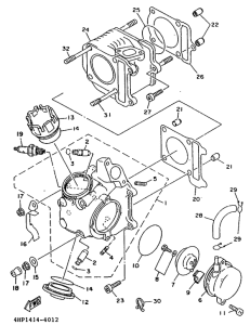 XC125 Головка цилиндров