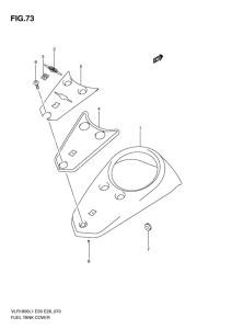VLR1800 Крышка топливного бака
