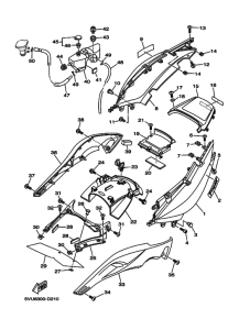 XP500 Боковая крышка