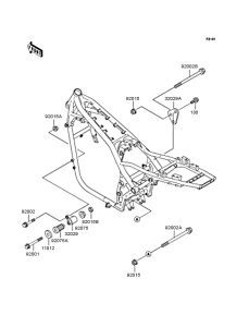 ZR1100 Рама ,крепежные детали