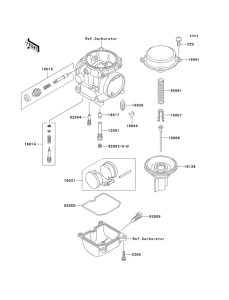 EN500 Карбюратор в разборе