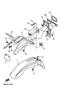 XT225 XT225L Крыло