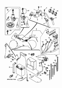 YZF-R3A Электрика 1