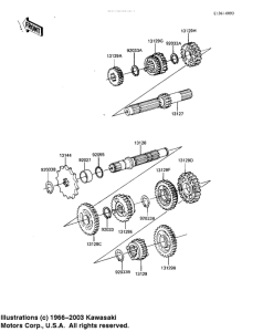 KDX80 Трансмиссия