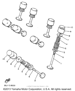 XVZ13DE Клапана