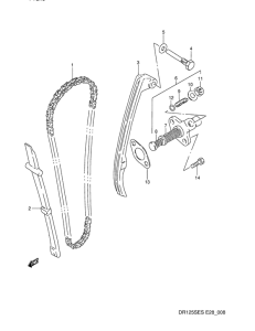 DR125 Держатель направляющей