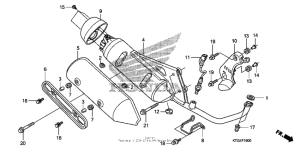 SH150I Глушитель