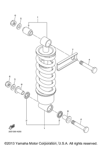 FZ6RDCL Задняя подвеска