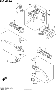 AN650 Handle Lever (An650L6 E33)
