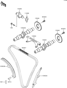 ER500 Распред вал