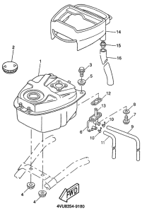 CW50 Топливный бак
