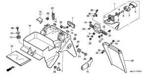  Заднее крыло