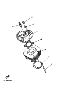 RT100 RT100H Головка цилиндров