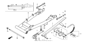 CB50 Swingarm + chain case