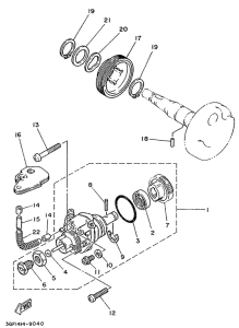 CR50Z Масляный насос