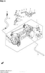 DL650 (ABS) Throttle Body (Dl650Al4 E28)