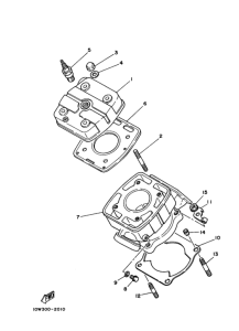 RZ125 Цилиндр