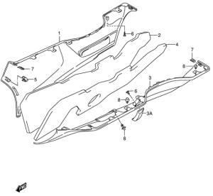 AN650 (ABS) Side leg shield