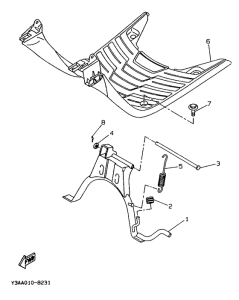CW50 Stand. footrest 2