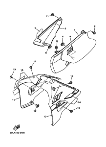 RT100 RT100L Боковая крышка