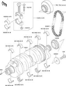 ZR1200 Коленвал