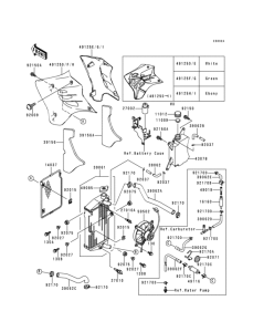 KL650 Radiator(1 / 3)(kl650-c2 / c3 / c4 / c5)