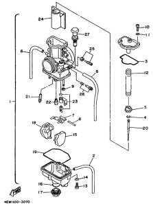 YZ250 Карбюратор