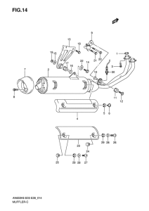 AN650 (ABS) Muffler comp