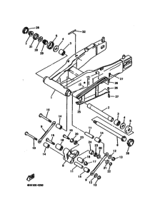 GTS1000A GTS1000AF Задний рычаг и подвеска
