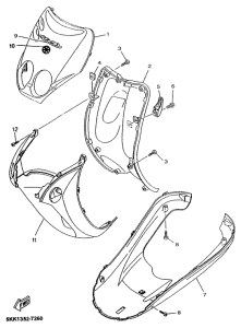 YN50R Ветровое стекло