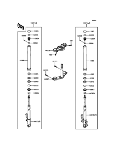 BR125 Передняя вилка