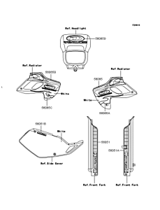 KLX250 Наклейки