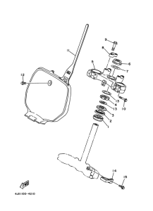 YZ125J Управление