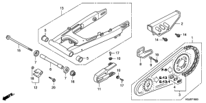 CRF100F Маятник