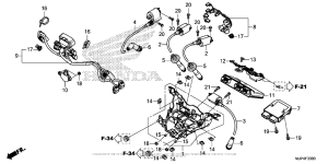 CRF1000D (ABS) Sub Harness + Ignition Coil