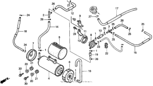VT1100C2 1100c / c2evap canister (ac) 95-97