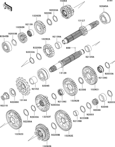 ZX1000 Трансмиссия