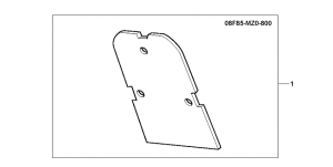 GL1500C Backrest trim