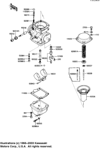 KZ1100 Детали карбюратора