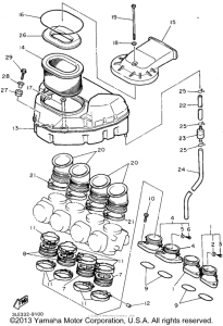 FZR1000G Впускная система