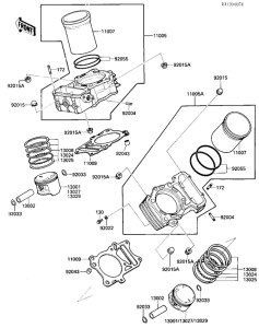 KZ1000 Cylinders / pistons