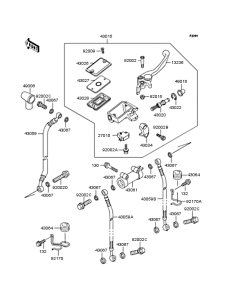ZR400 Главный тормозной цилиндр
