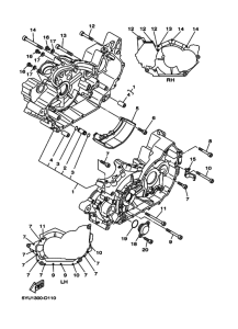 MT01 Картер двигателя
