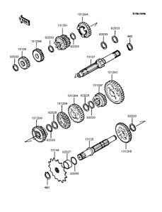 KMX50 Трансмиссия
