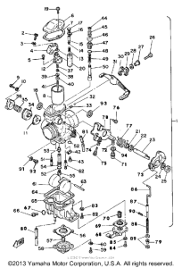 XT500H Карбюратор