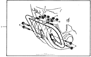 CB750 Engine guard set-1 piece