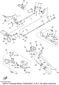 XVS650 Подножки