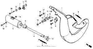 CR500R Expansion chamber 85