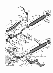 XV1900FDD Выхлопная система