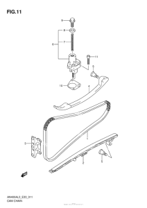 AN400 (ABS) Цепь ГРМ